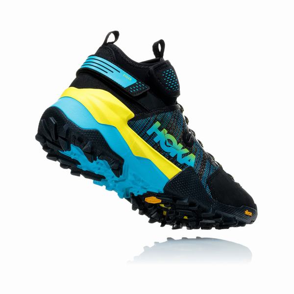 Hoka One One Sky Collection Arkali Hiking Boots Mens Black / Blu